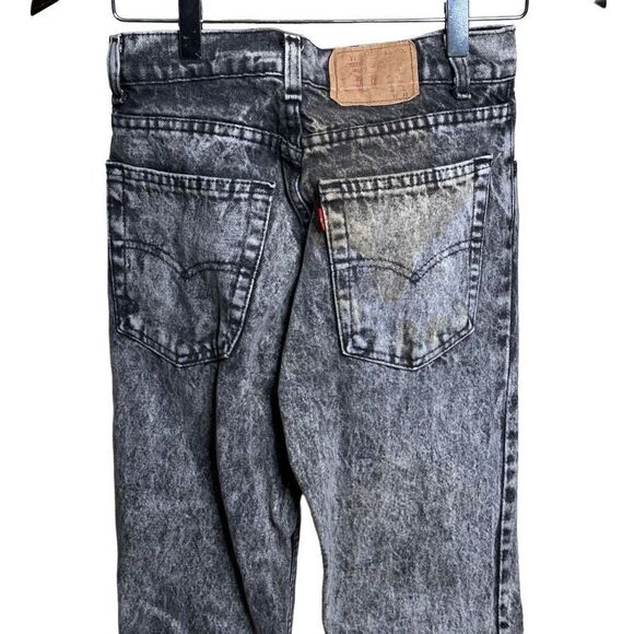 VTG Levi’s Acid Wash Denim Pants USA made - Picture 5 of 9